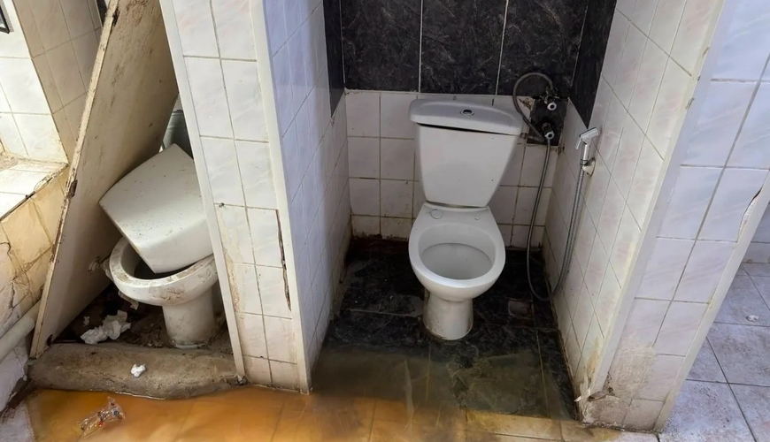 Bakıda Uşaq Kliniki Xəstəxanasında antisanitar şərait - FOTOLAR